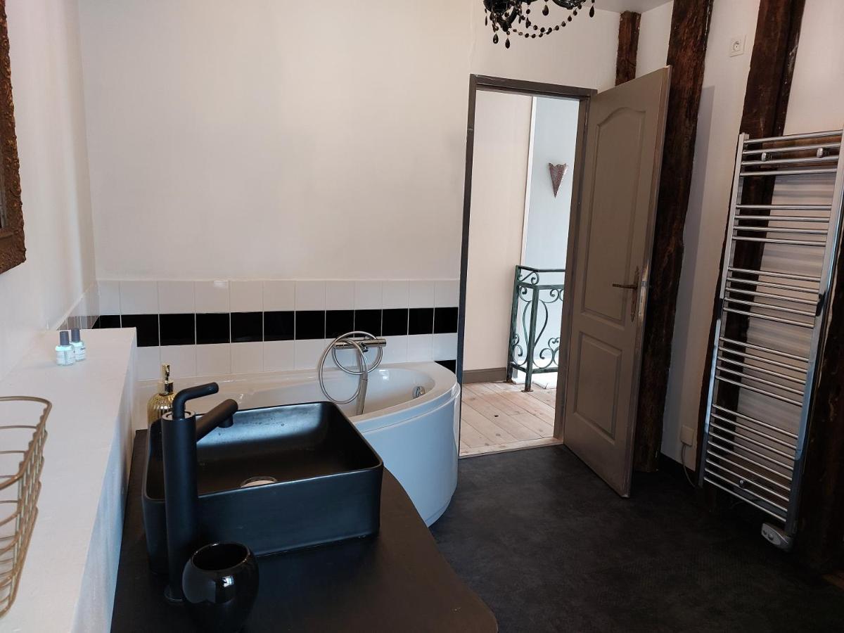 L'Appartement De La Maison Bleue 维勒雷阿勒 外观 照片